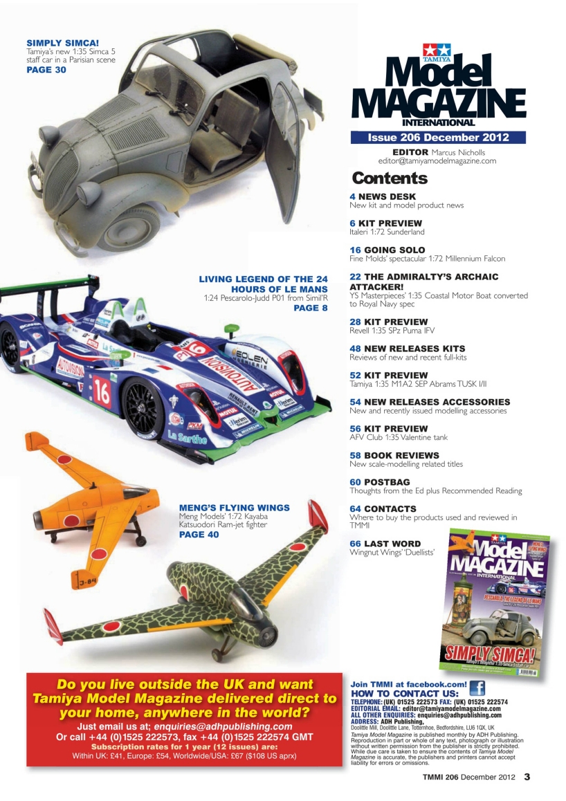 Tamiya Model Magazine 206 (2012-12)